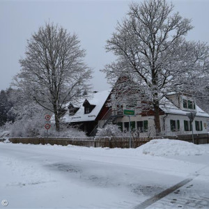 Das Jugendhaus in Grafenbuch mit viel Schnee