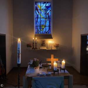 Chorraum am Ostermorgen